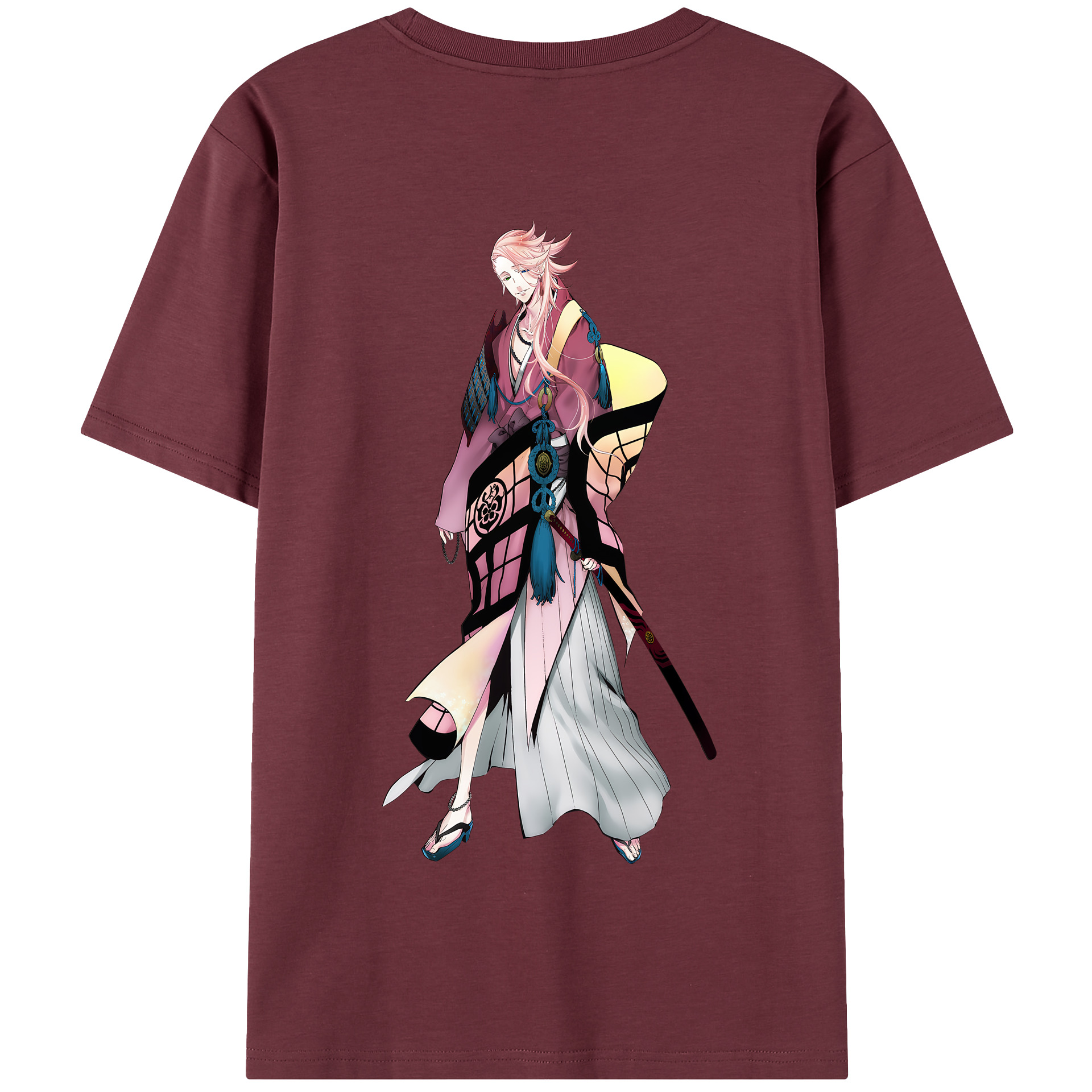（画像用） 刀剣乱舞 Touken Ranbu 綿100％半袖Tシャツ（背面プリント）